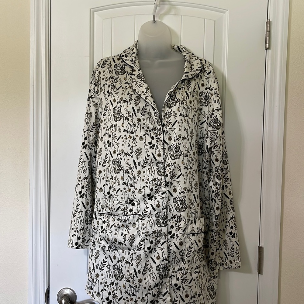 Nanette Lepore Pajama Shirt Dress. Size XLarge.
